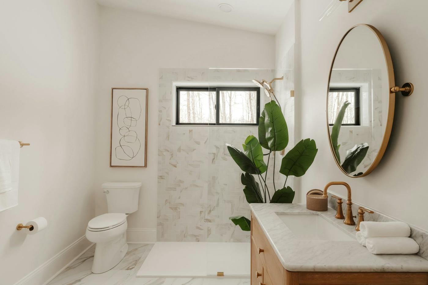 Salle de bain rénovée